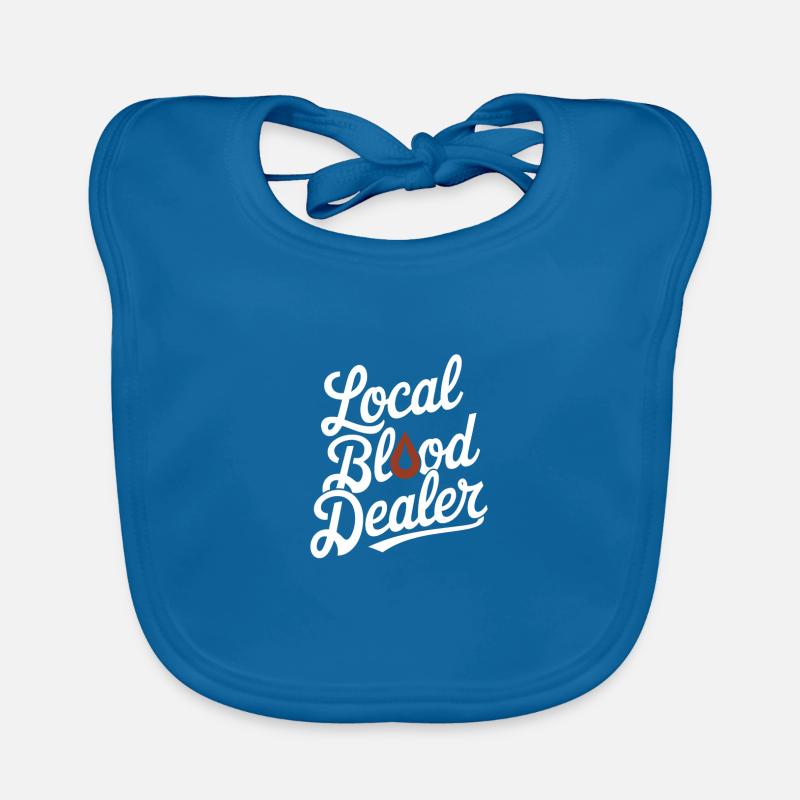 Blood and plasma donation Organic Baby Bibs