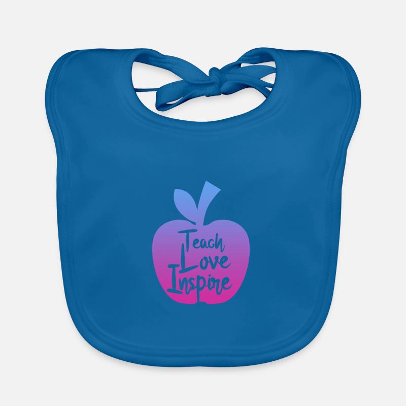 enseignant enseigner l’amour inspirer Bavoir bio Bébé