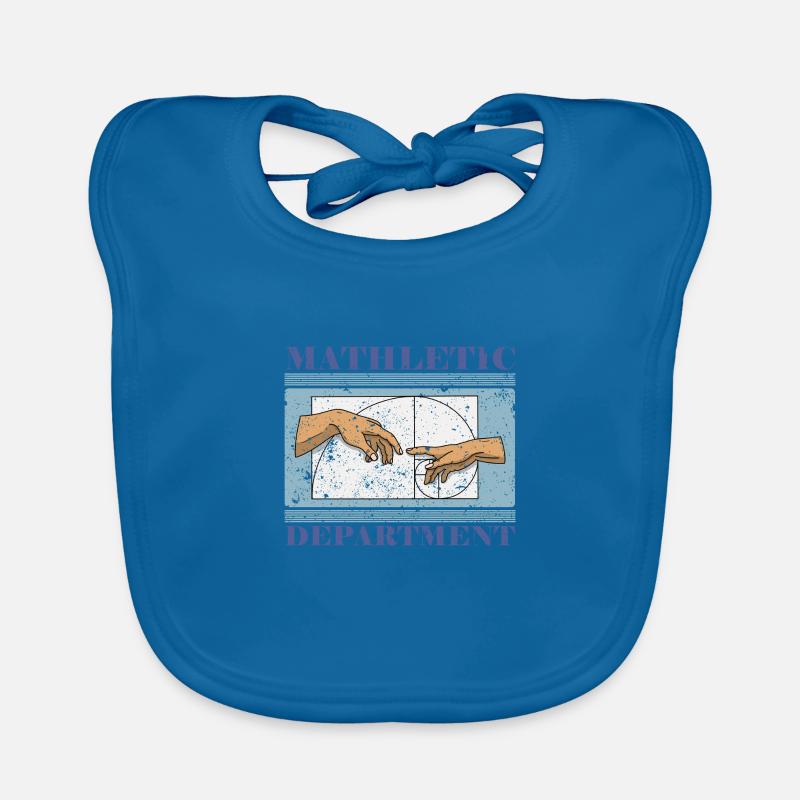Fibonacci Art Geometry Spiral Student Organic Baby Bibs