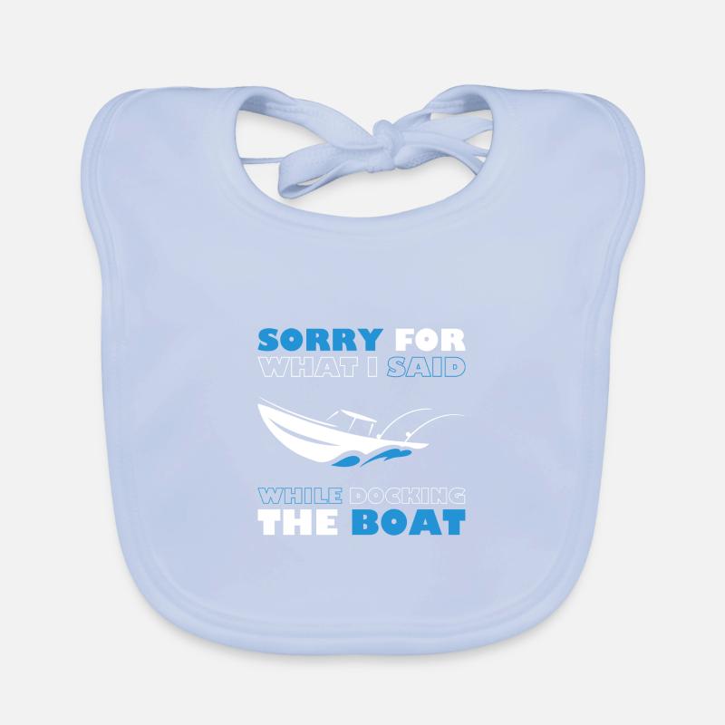 Désolé pour ce que j’ai dit en amarrant le bateau Bavoir bio Bébé