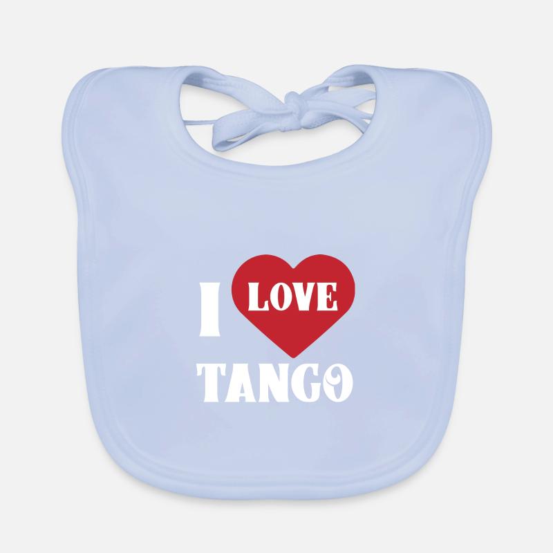 Tango dancing hobby Organic Baby Bibs
