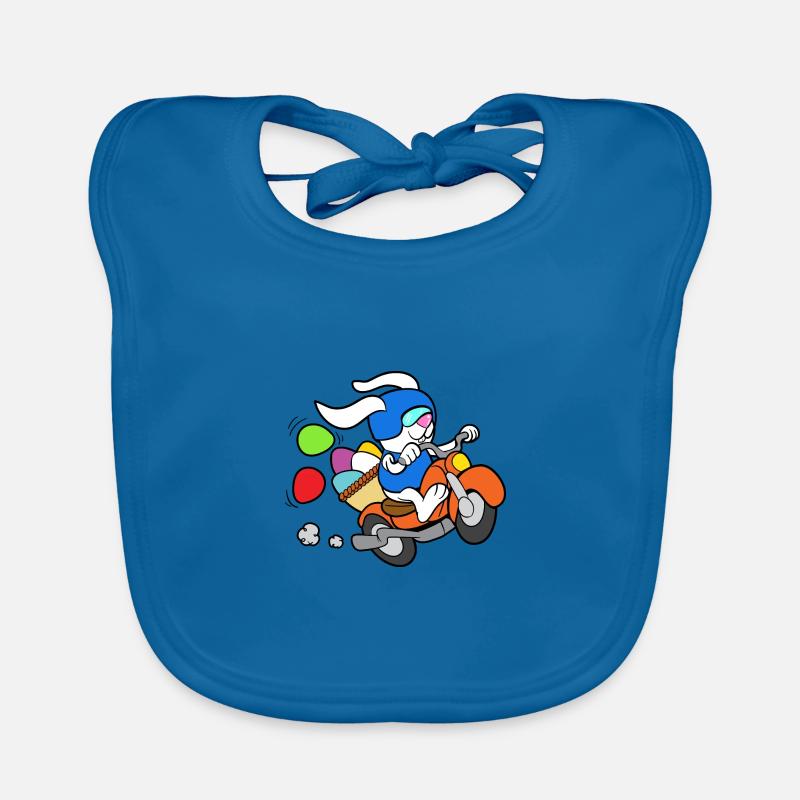 Easter easter bunny Organic Baby Bibs