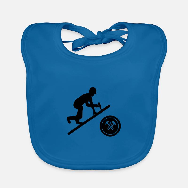 craftsman roofer Organic Baby Bibs