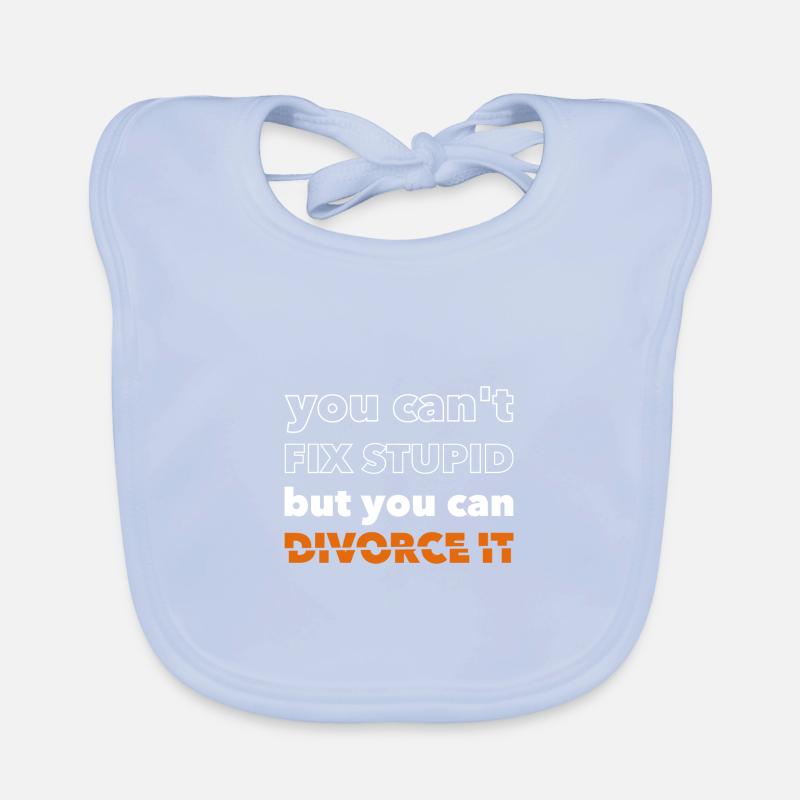 Divorce Separation Divorce Marriage Gift Organic Baby Bibs