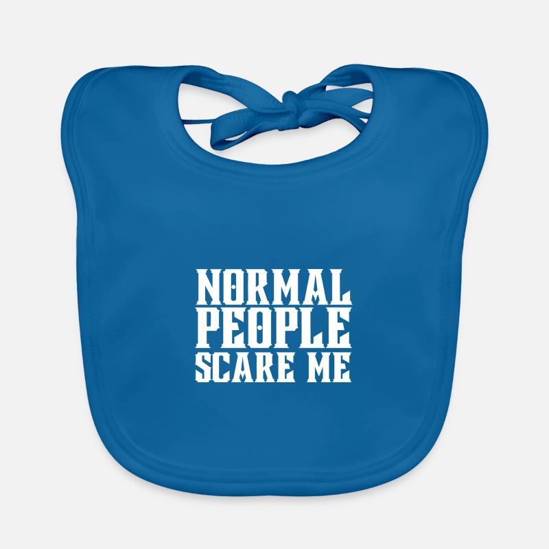 Normal People Scare Me Normal Gens ... Bavoir bio Bébé
