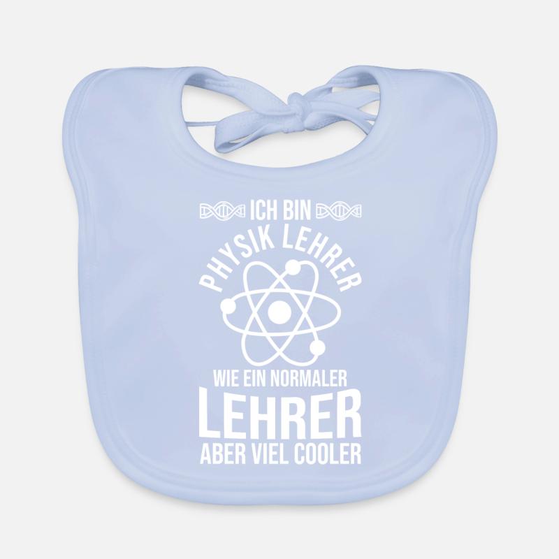 Physiklehrer Physik Lehrer Baby Bio-Lätzchen