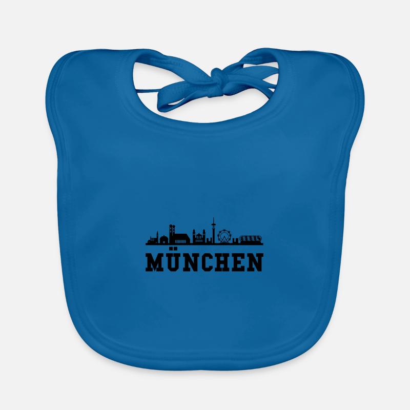 ligne d’horizon de Munich Bavoir bio Bébé