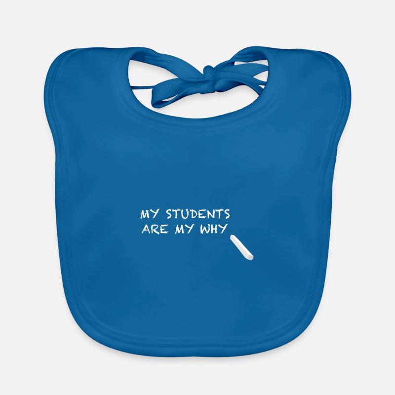 Enseignant Enseignant Étudiant Professeur Cadeau Bavoir bio Bébé