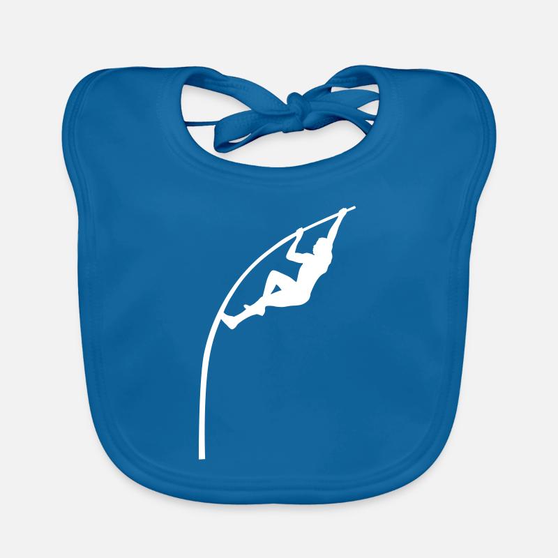 pole vault Organic Baby Bibs