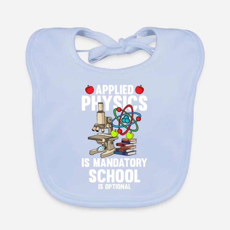 Physics Physicist Organic Baby Bibs