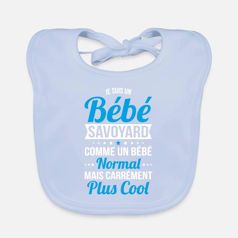 Bébé Savoyard comme un Bébé normal mais plus Cool Bavoir bio Bébé