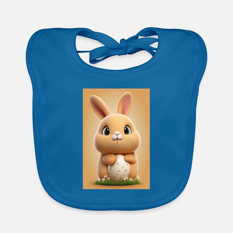 Easter Bunny Organic Baby Bibs
