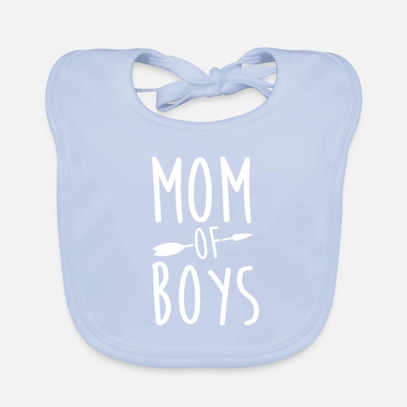 Mutter Mom Of Boys Mama Muttertag Geschenk Baby Bio-Lätzchen