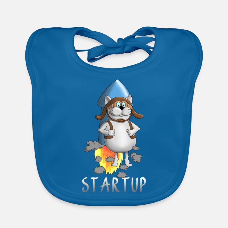 fusée de démarrage cool Bavoir bio Bébé