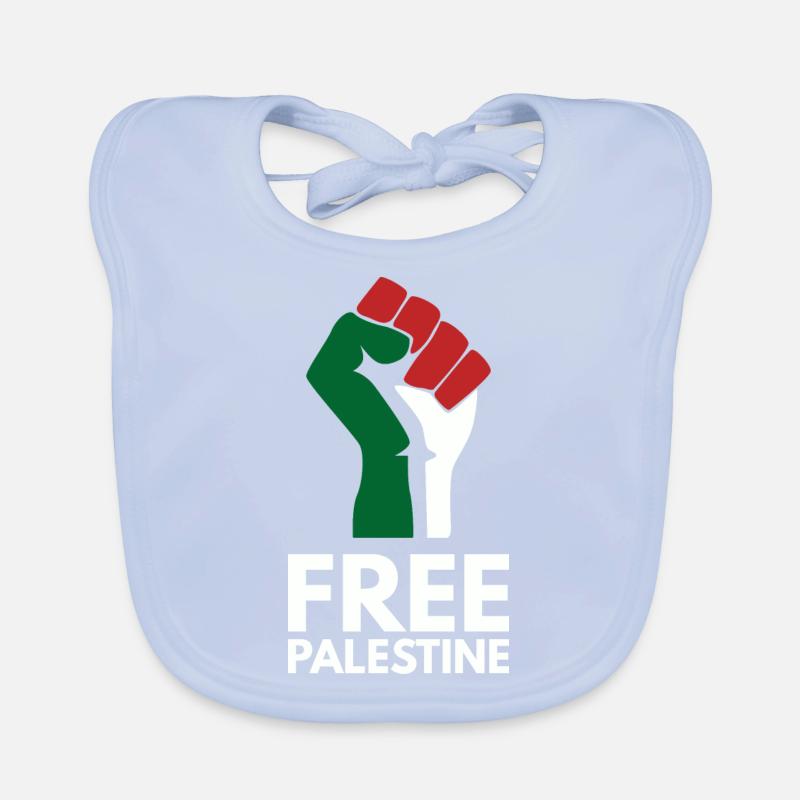 Libérer la Palestine Bavoir bio Bébé