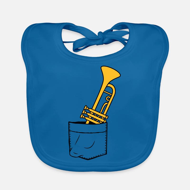 Brusttasche Trompete Unterwegs Baby Bio-Lätzchen