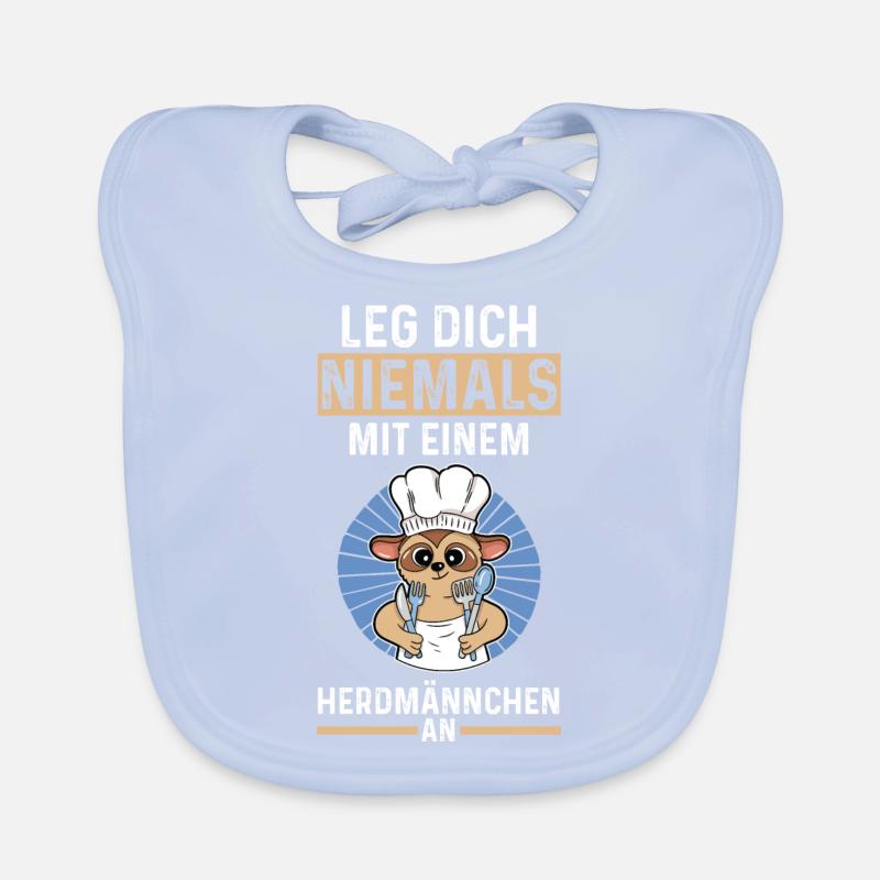 Erdmännchen Herdmännchen Baby Bio-Lätzchen