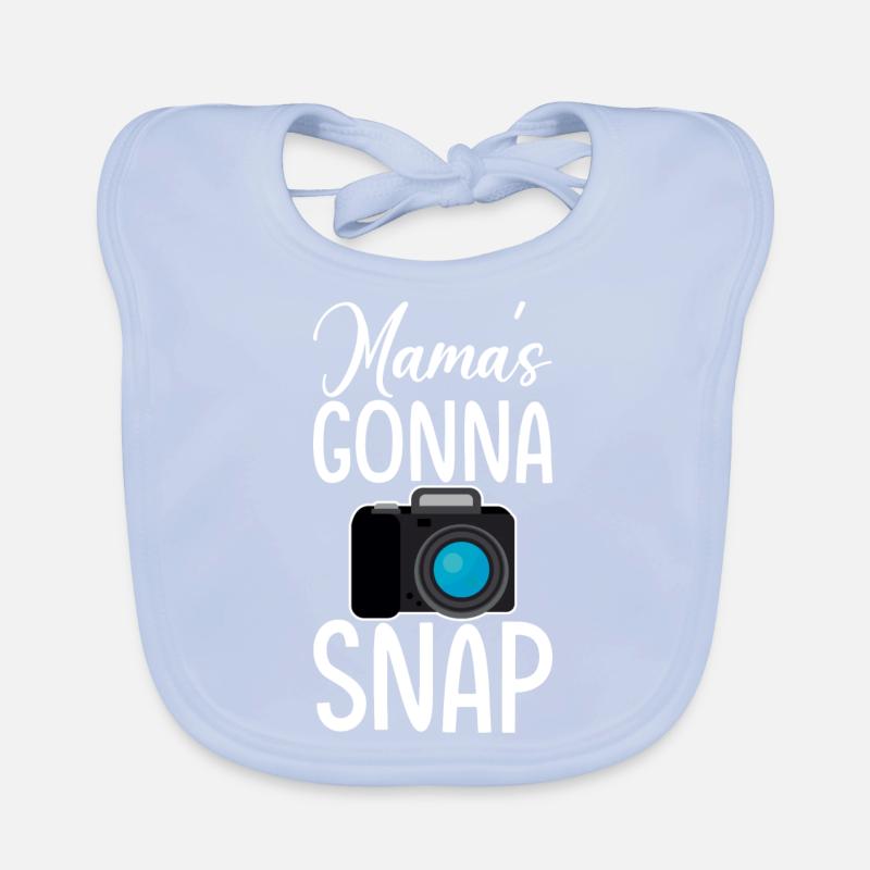 Maman va à Snap 2 Bavoir bio Bébé