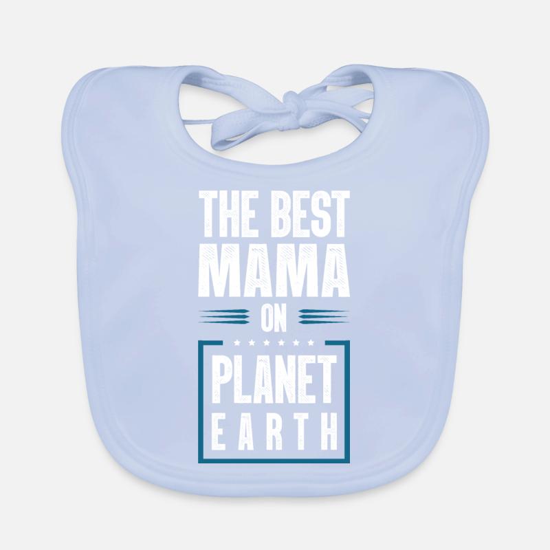 Beste Mama Spruch Mutter Mom Baby Bio-Lätzchen