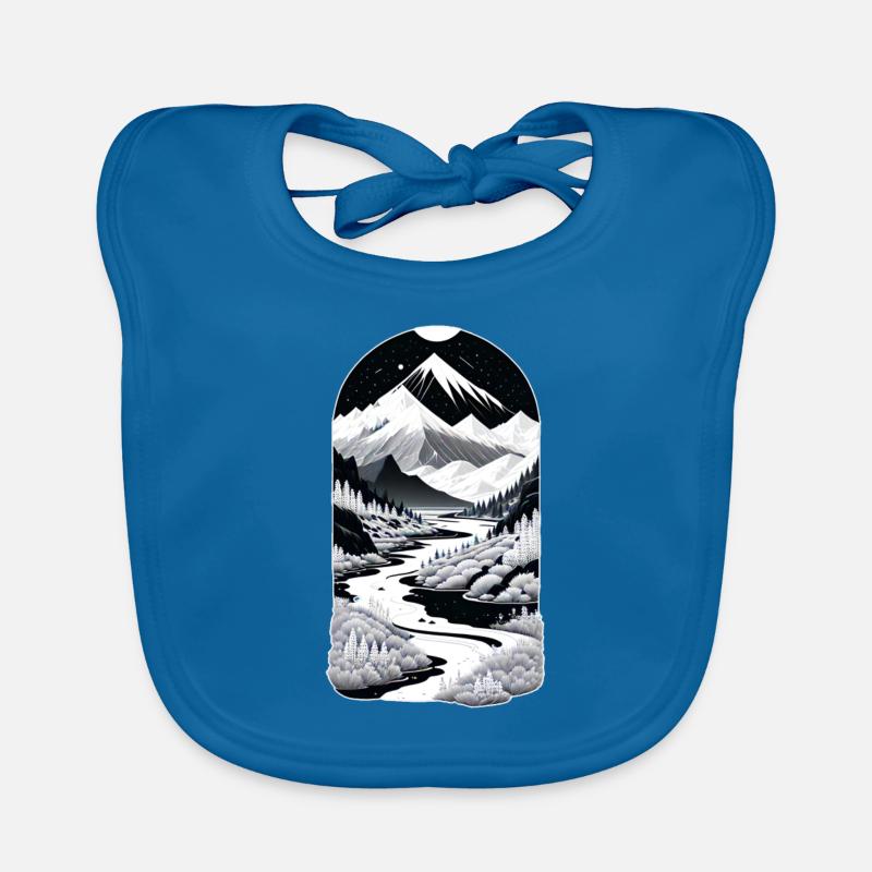 The Mountains 05 Baby Bio-Lätzchen