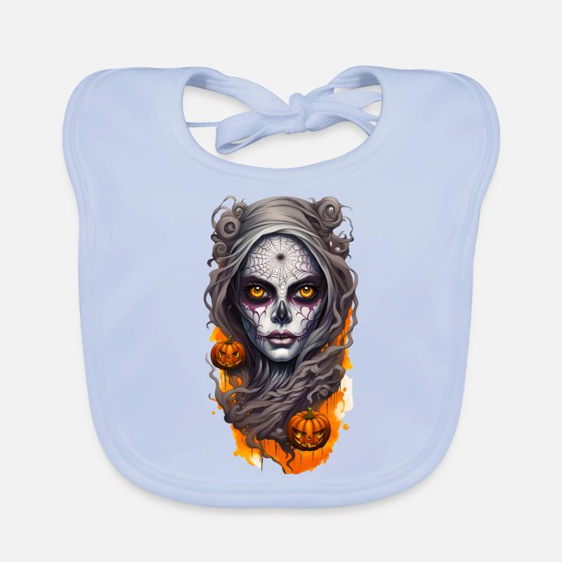 Halloween Witch 02 Organic Baby Bibs