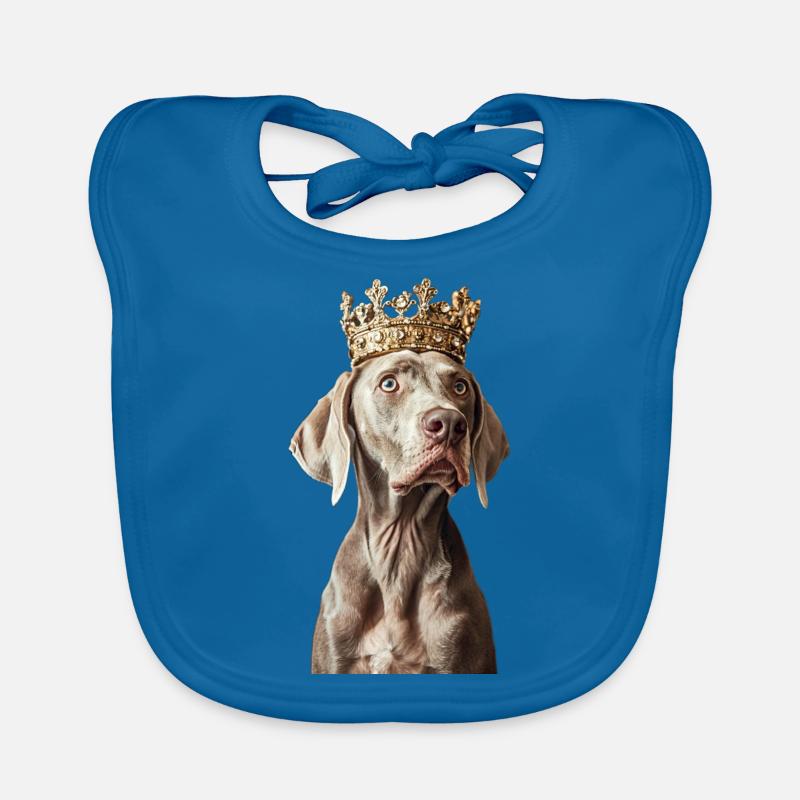 Weimaraner Baby Bio-Lätzchen