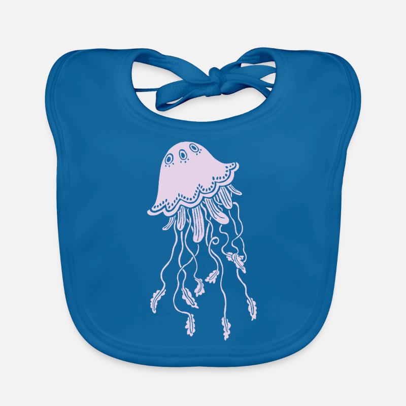 Méduse Bavoir bio Bébé