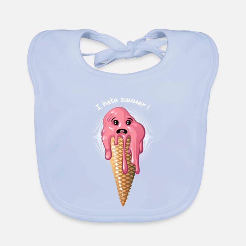 I hate summer Baby Bio-Lätzchen