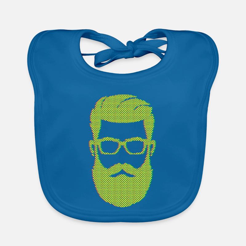 Bärtig Männlichkeit Bart Bartfrisur Haare Baby Bio-Lätzchen