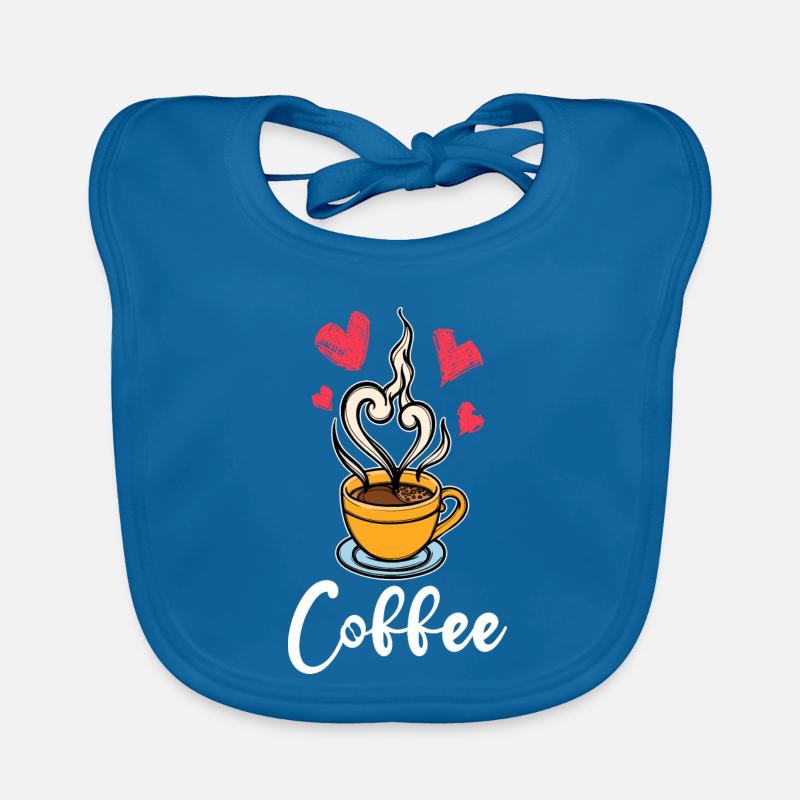 Caffeine Coffee Drinking Coffee Drinker Saying Organic Baby Bibs