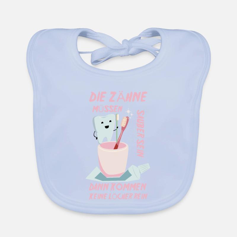 Pediatric dentist saying Organic Baby Bibs