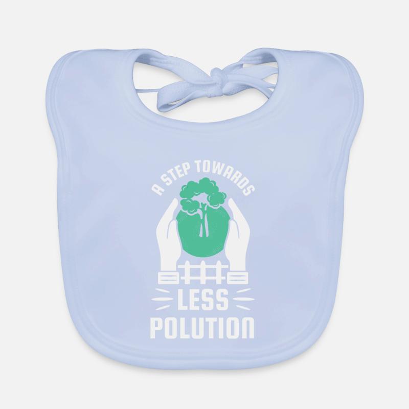 Pas vers une réduction de la pollution Bavoir bio Bébé