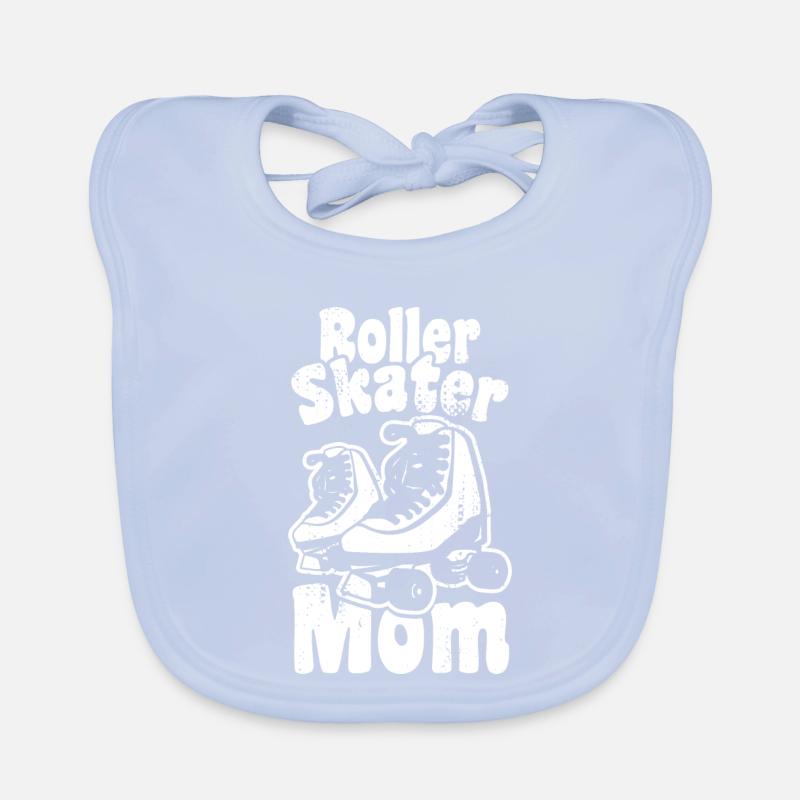 Roller Skater Mutter Baby Bio-Lätzchen