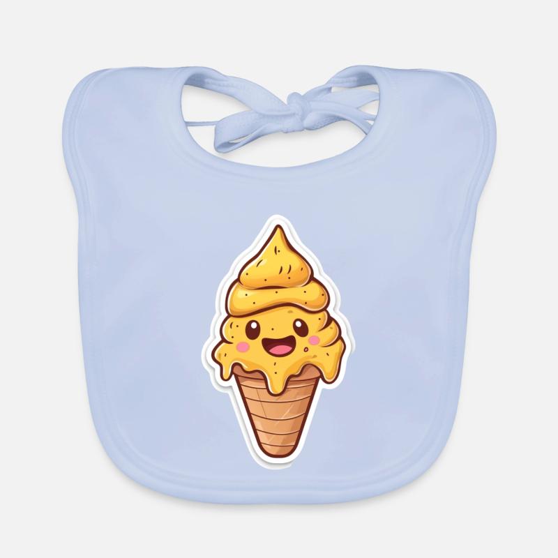 Eiscreme Eis Organic Baby Bibs