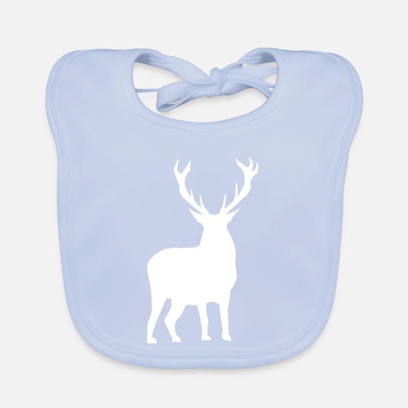 Cerf Bavoir bio Bébé