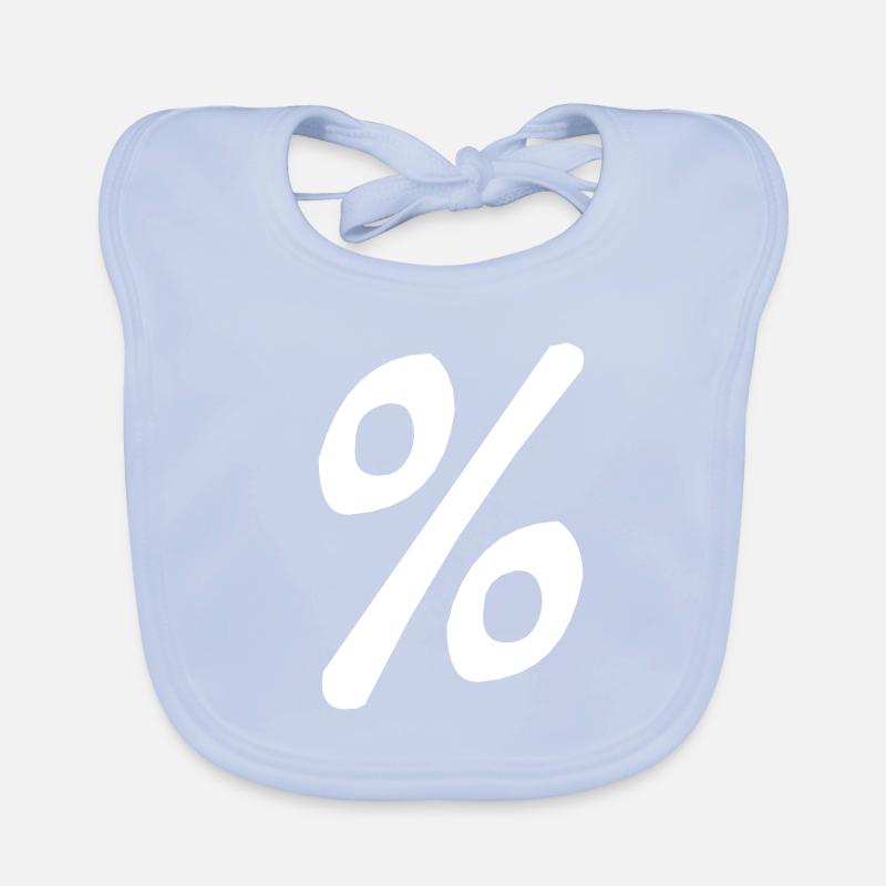 signe pour cent Bavoir bio Bébé
