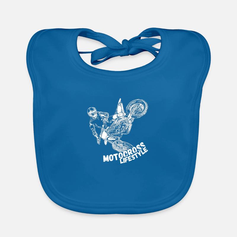 Motocross design / gift idea Organic Baby Bibs