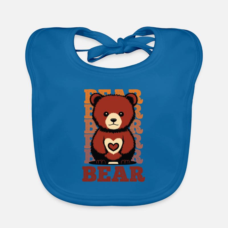 Bear with Love Organic Baby Bibs