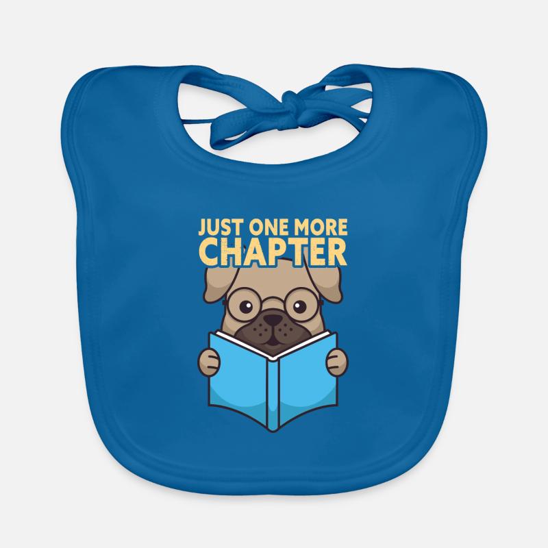 Just One More Chapter Book Lover Organic Baby Bibs