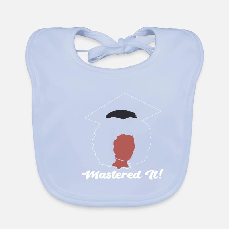 Master Studium Abschlussfeier Baby Bio-Lätzchen
