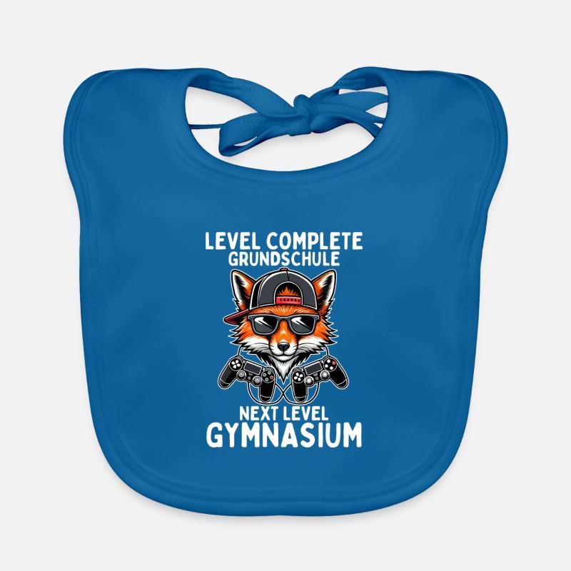 Level Complete Next Level Gymnasium Gaming Fuchs Baby Bio-Lätzchen