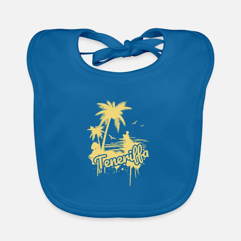 Tenerife Vacances Bavoir bio Bébé