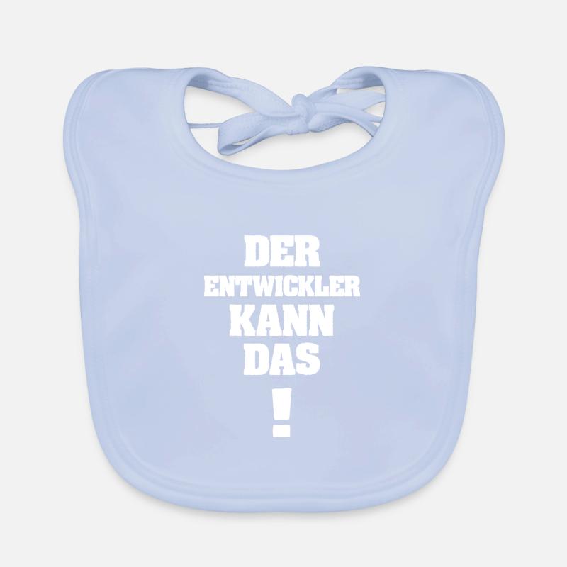 Funny Developer Organic Baby Bibs