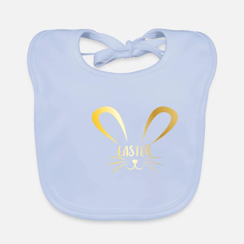 Ostern Geschenkidee Osterhase Frühling Baby Bio-Lätzchen