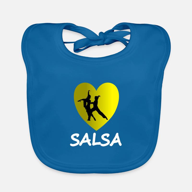 amour salsa danse couple salsa danseurs cadeau Bavoir bio Bébé
