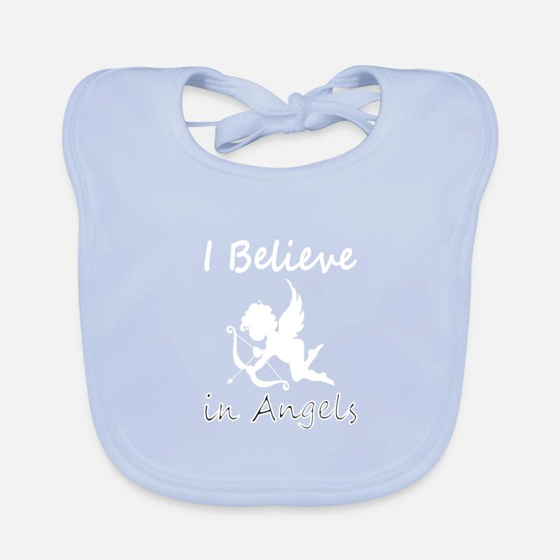 Anges anges anges j’aime les anges Bavoir bio Bébé
