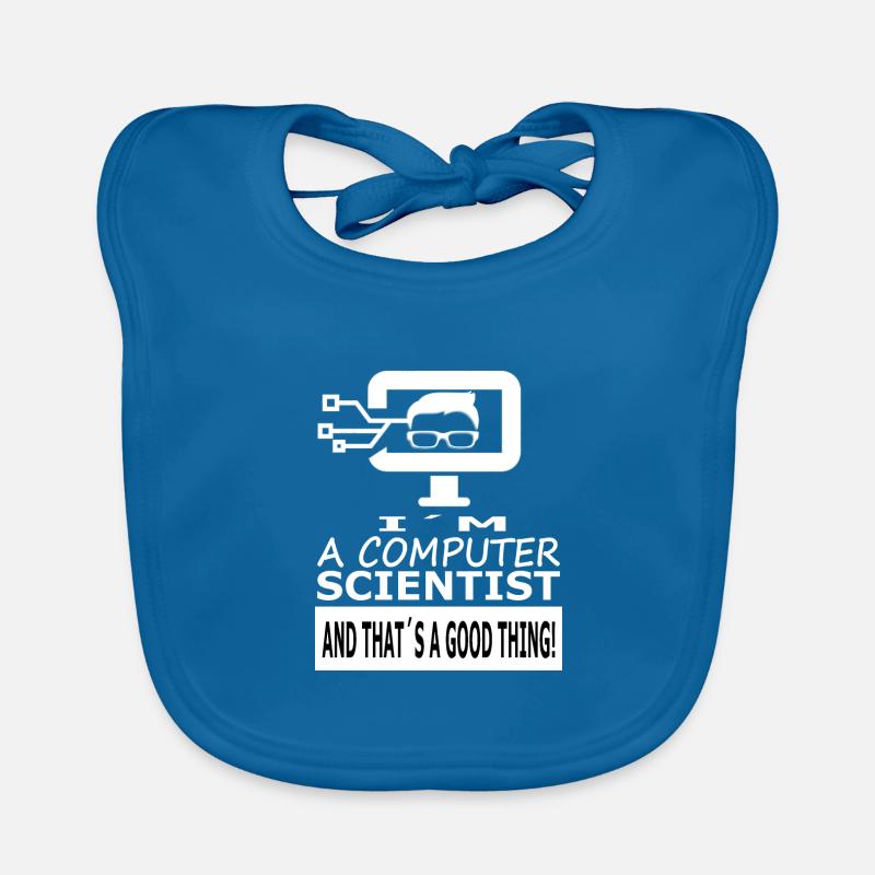 I'm a Computer Scientist Computer Computer Gift Organic Baby Bibs