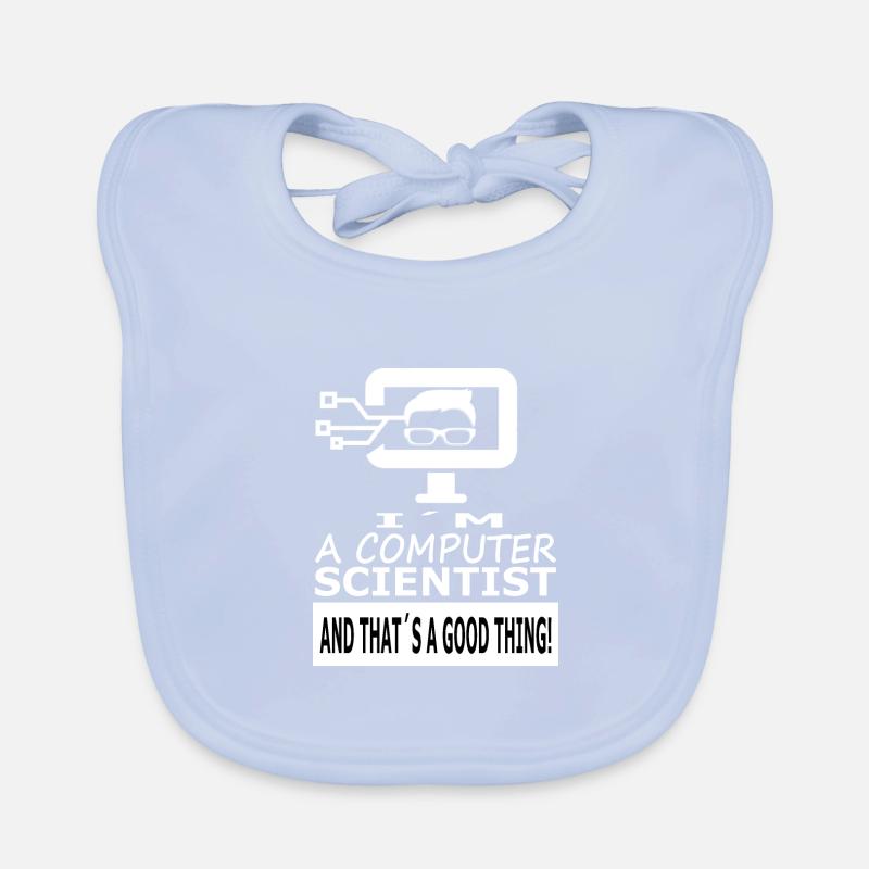 Je suis un informaticien informatique Gift Bavoir bio Bébé