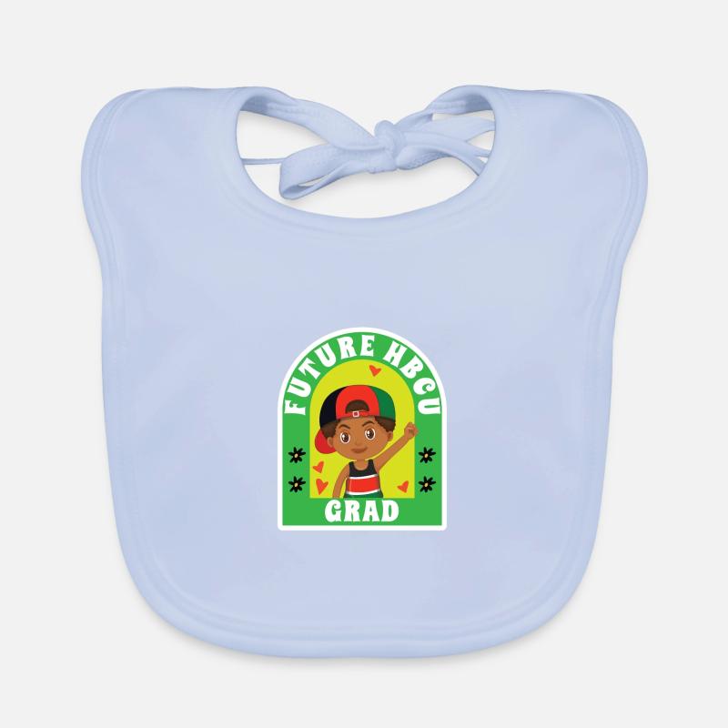 Future HBCU Grad Student Historically Black Organic Baby Bibs