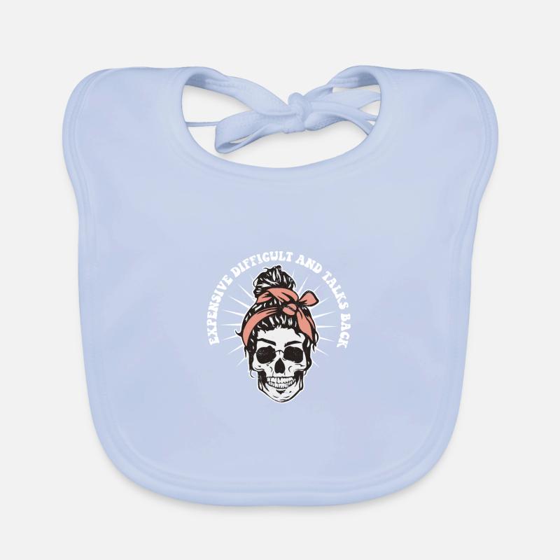 Expensive Difficult And Talks Back Skeleton Messy Baby Bio-Lätzchen